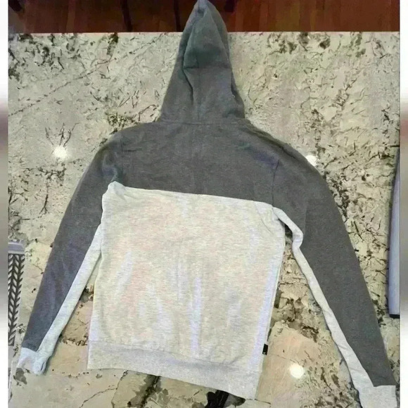 11 Degrees (UK) Charcoal/Snow Marl Pullover Hoodie Hooded Sweatshirt Size M - Picture 2 of 9